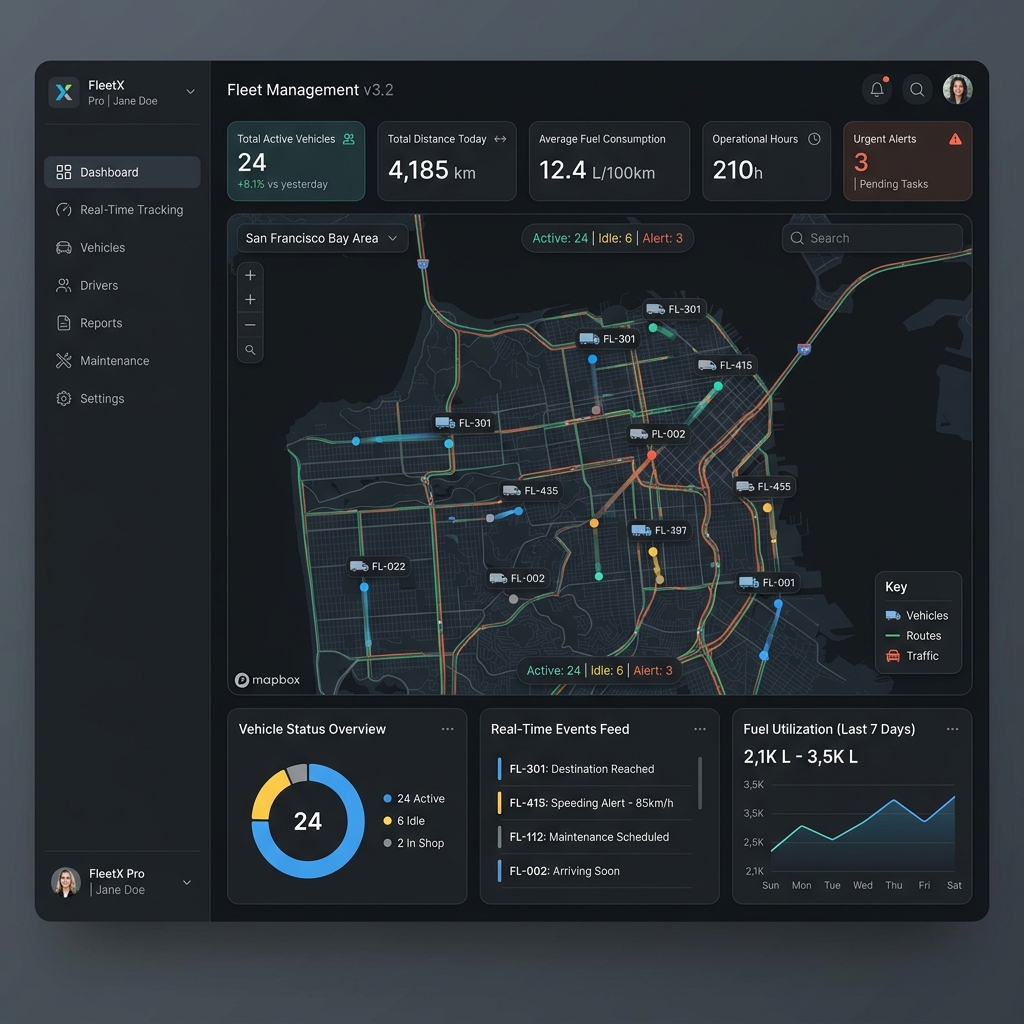 GlobalLogistics Fleet