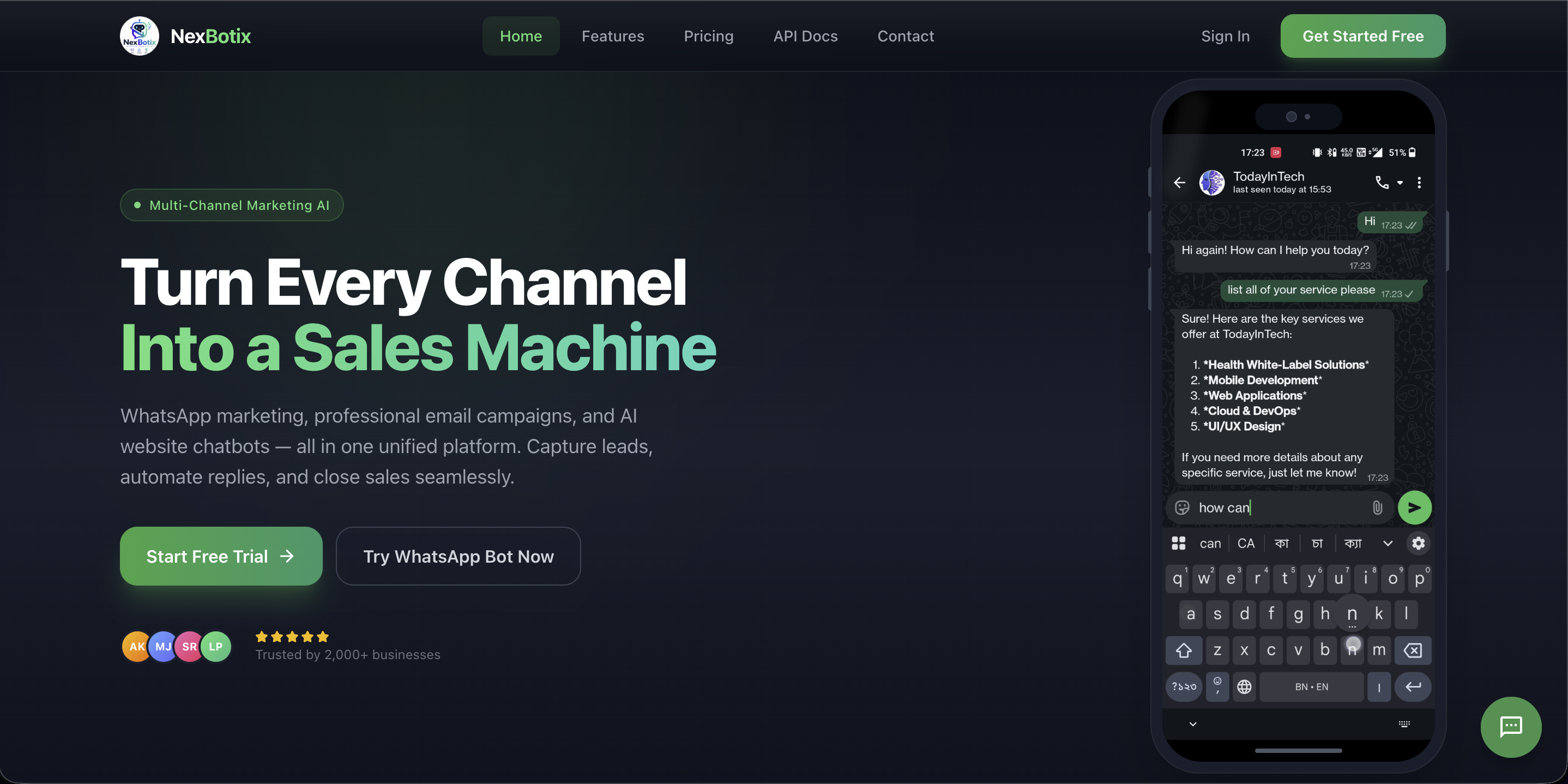 NexBotix Marketing Automation Platform